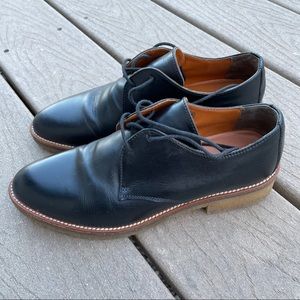 EVERLANE Brixton Lace-up Black Oxford Rubber Soles